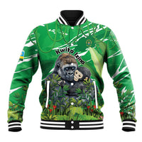Personalized Rwanda Kwita Izina Baseball Jacket Name a Gorilla - Save a Species - Wonder Print Shop