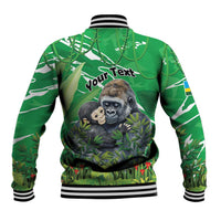 Personalized Rwanda Kwita Izina Baseball Jacket Name a Gorilla - Save a Species - Wonder Print Shop