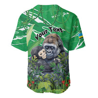 Personalized Rwanda Kwita Izina Baseball Jersey Name a Gorilla - Save a Species - Wonder Print Shop