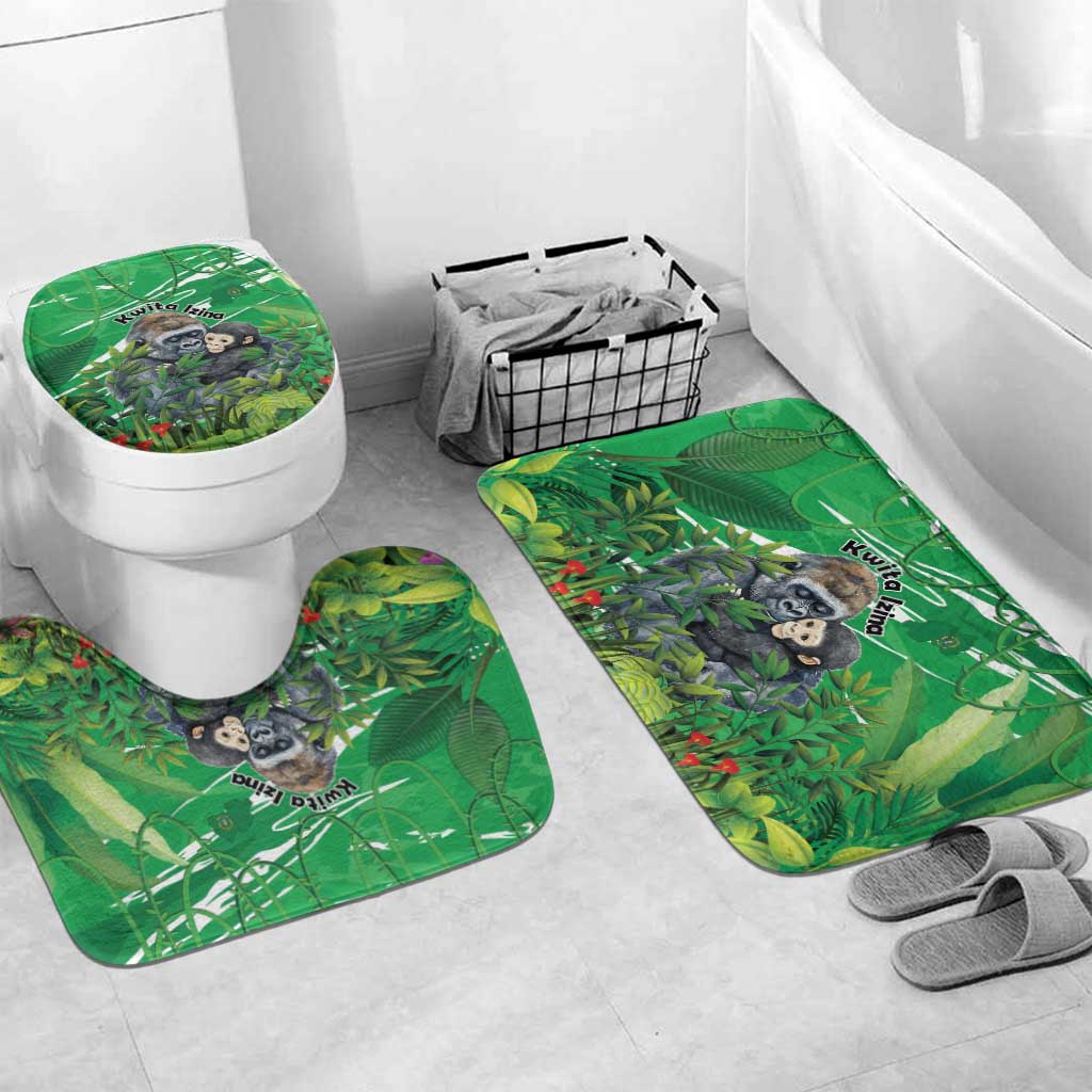 Rwanda Kwita Izina Bathroom Set Name a Gorilla - Save a Species - Wonder Print Shop