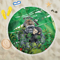 Rwanda Kwita Izina Beach Blanket Name a Gorilla - Save a Species - Wonder Print Shop