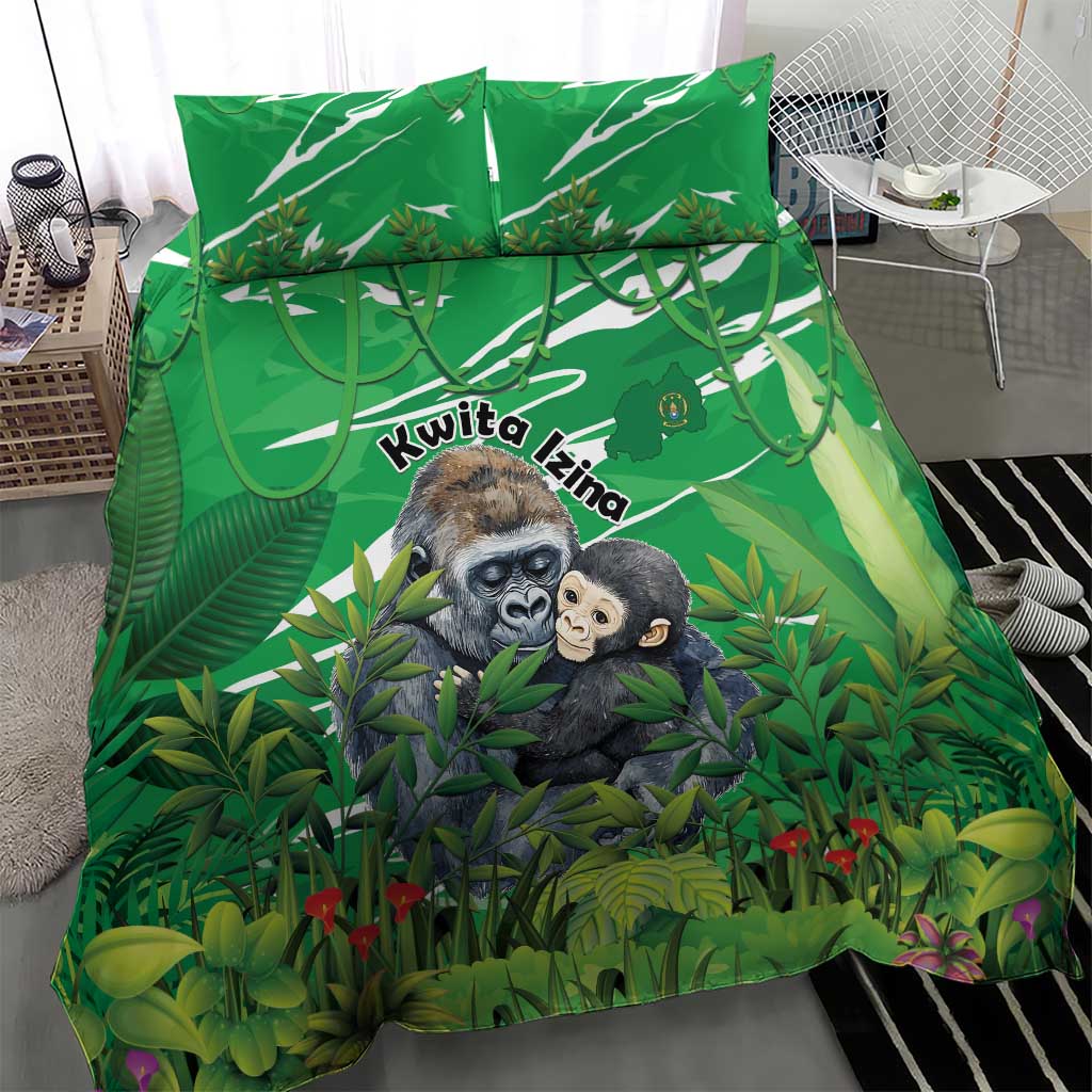 Rwanda Kwita Izina Bedding Set Name a Gorilla - Save a Species - Wonder Print Shop