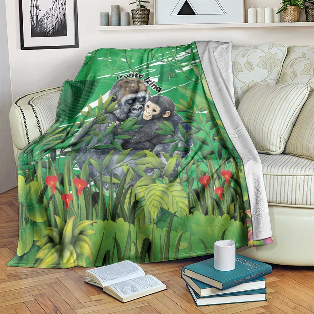 Rwanda Kwita Izina Blanket Name a Gorilla - Save a Species - Wonder Print Shop