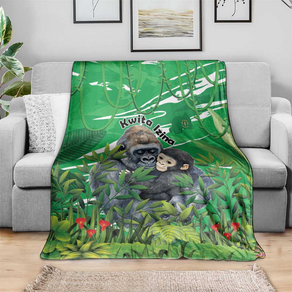 Rwanda Kwita Izina Blanket Name a Gorilla - Save a Species - Wonder Print Shop