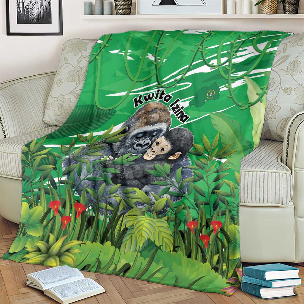 Rwanda Kwita Izina Blanket Name a Gorilla - Save a Species - Wonder Print Shop