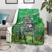 Rwanda Kwita Izina Blanket Name a Gorilla - Save a Species - Wonder Print Shop