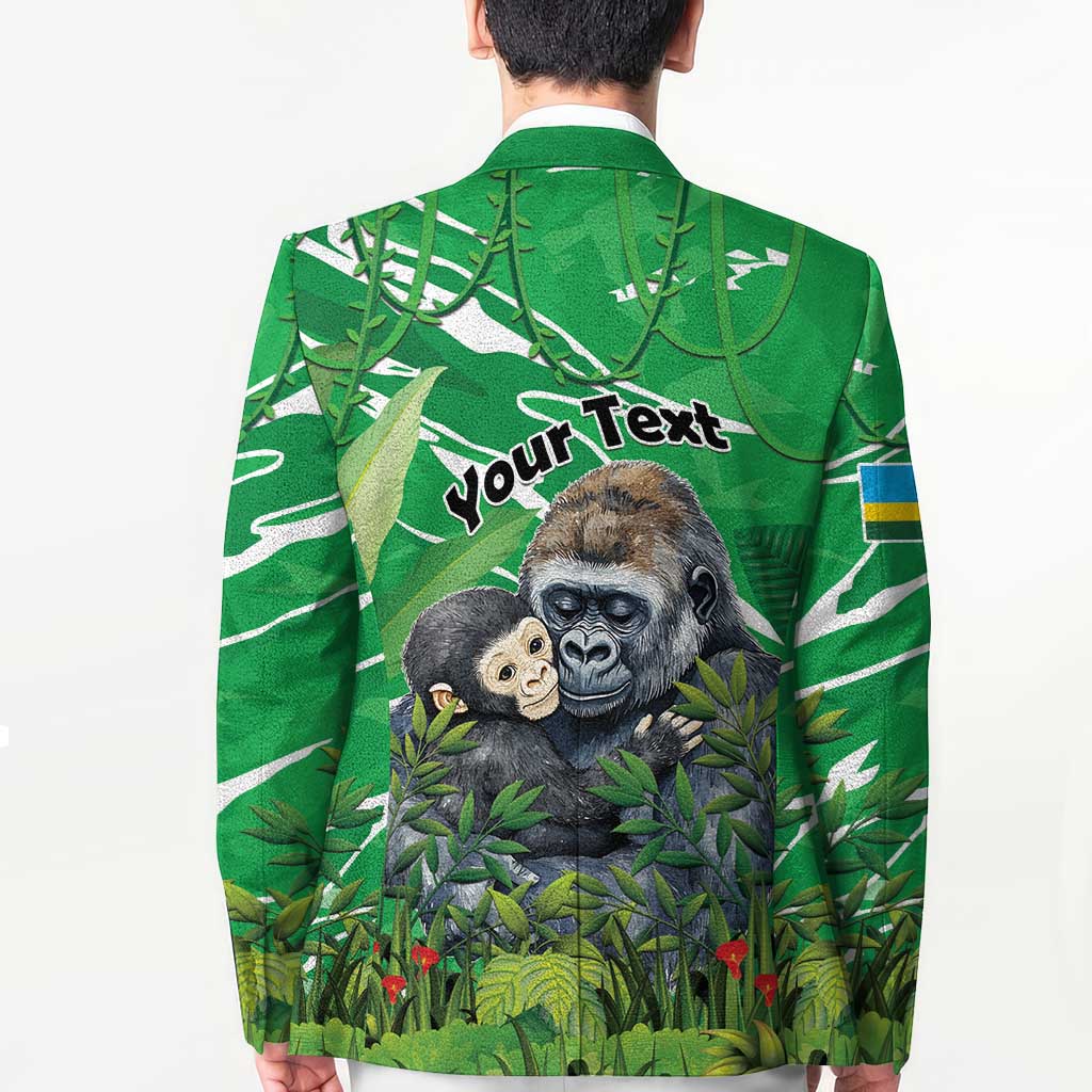 Personalized Rwanda Kwita Izina Blazer Name a Gorilla - Save a Species - Wonder Print Shop