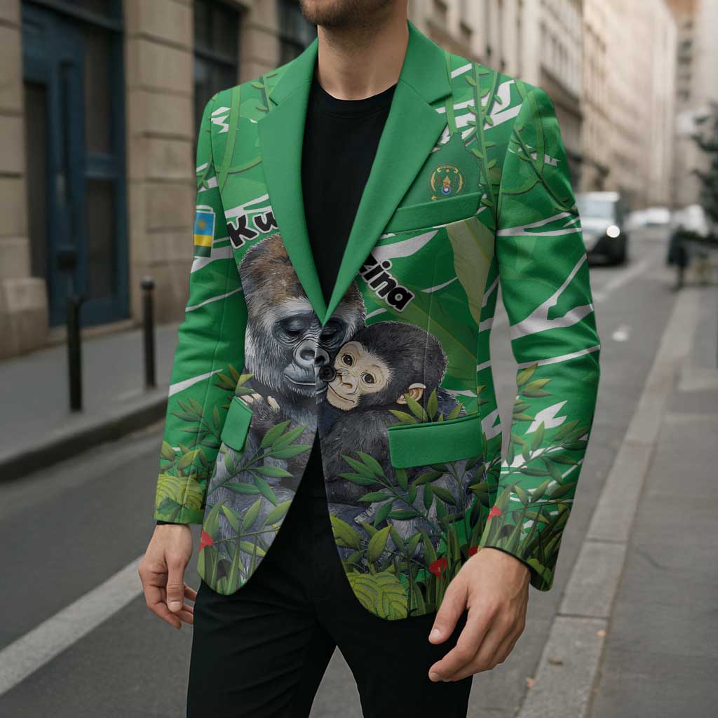 Personalized Rwanda Kwita Izina Blazer Name a Gorilla - Save a Species - Wonder Print Shop