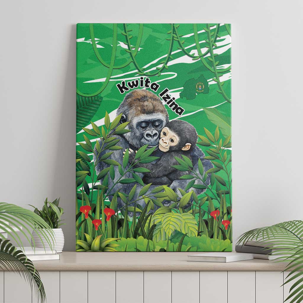 Rwanda Kwita Izina Canvas Wall Art Name a Gorilla - Save a Species - Wonder Print Shop