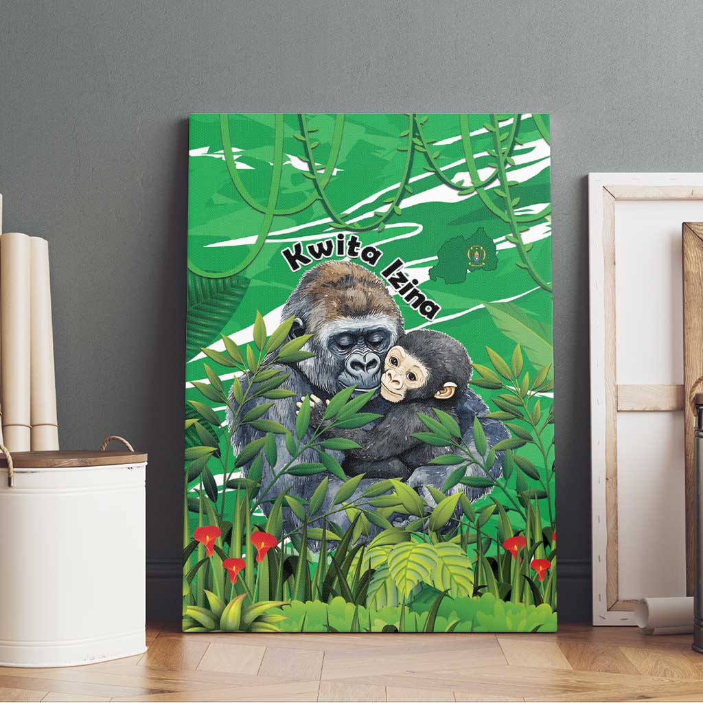 Rwanda Kwita Izina Canvas Wall Art Name a Gorilla - Save a Species - Wonder Print Shop