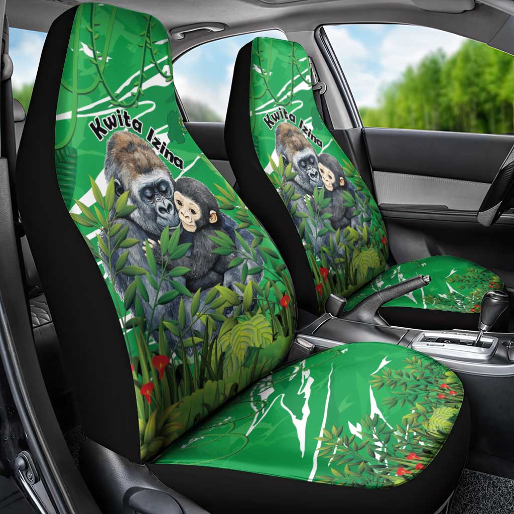 Rwanda Kwita Izina Car Seat Cover Name a Gorilla - Save a Species - Wonder Print Shop