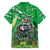 Personalized Rwanda Kwita Izina Family Matching Long Sleeve Bodycon Dress and Hawaiian Shirt Name a Gorilla - Save a Species - Wonder Print Shop