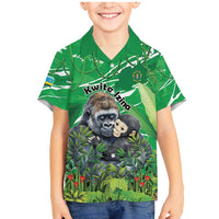 Personalized Rwanda Kwita Izina Family Matching Mermaid Dress and Hawaiian Shirt Name a Gorilla - Save a Species - Wonder Print Shop