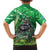 Personalized Rwanda Kwita Izina Family Matching Off Shoulder Maxi Dress and Hawaiian Shirt Name a Gorilla - Save a Species - Wonder Print Shop
