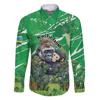 Personalized Rwanda Kwita Izina Family Matching Puletasi and Hawaiian Shirt Name a Gorilla - Save a Species - Wonder Print Shop