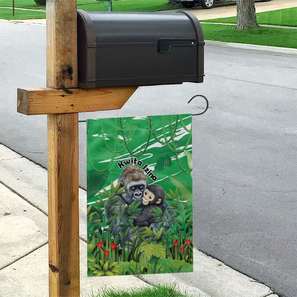 Rwanda Kwita Izina Garden Flag Name a Gorilla - Save a Species - Wonder Print Shop