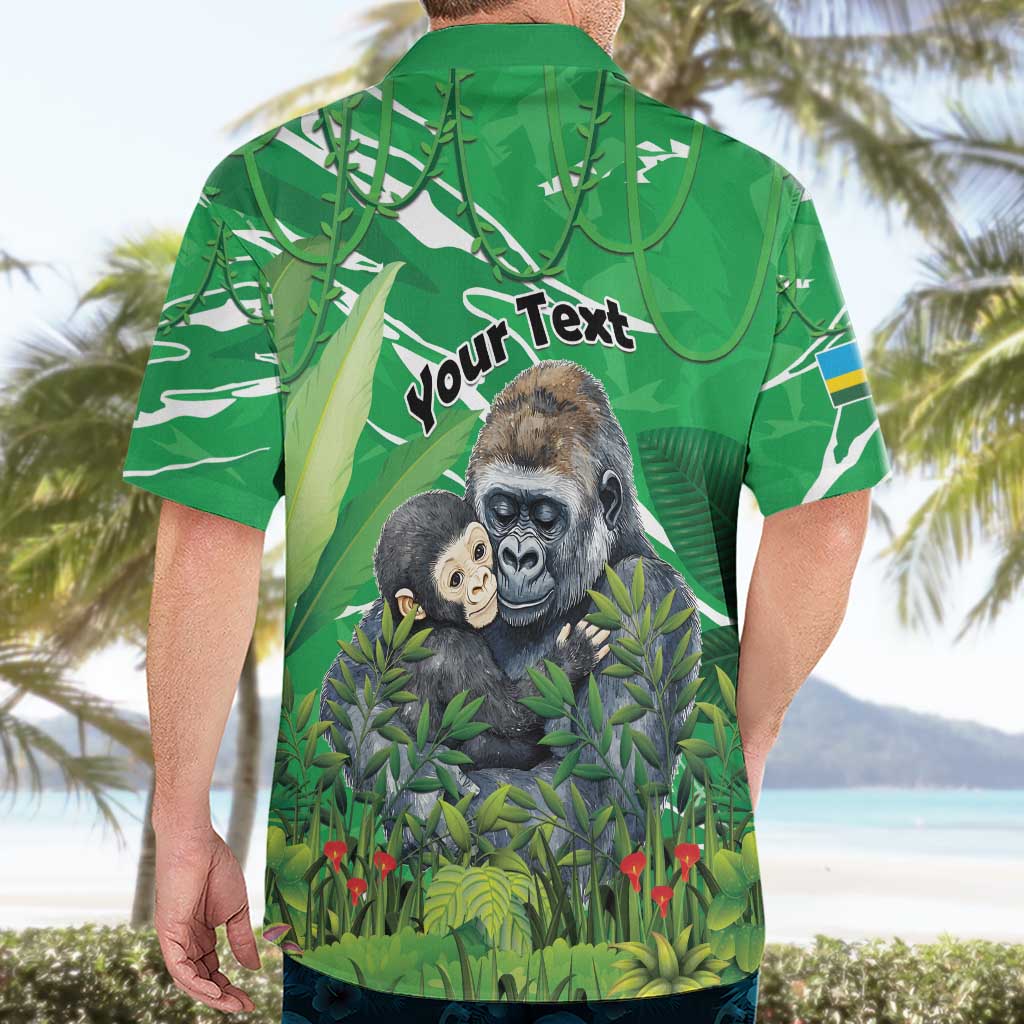 Personalized Rwanda Kwita Izina Hawaiian Shirt Name a Gorilla - Save a Species - Wonder Print Shop