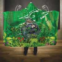 Rwanda Kwita Izina Hooded Blanket Name a Gorilla - Save a Species - Wonder Print Shop