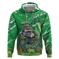 Personalized Rwanda Kwita Izina Hoodie Name a Gorilla - Save a Species - Wonder Print Shop