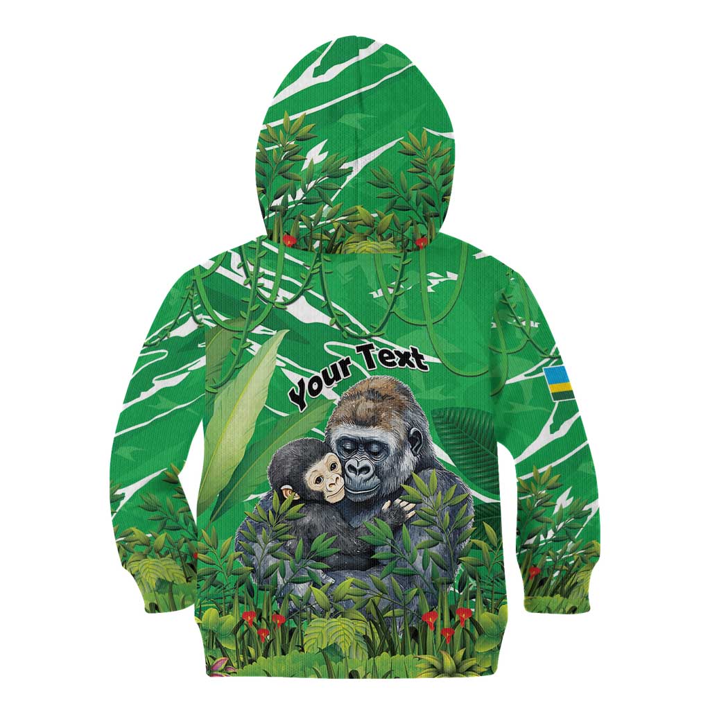 Personalized Rwanda Kwita Izina Kid Hoodie Name a Gorilla - Save a Species - Wonder Print Shop