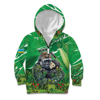 Personalized Rwanda Kwita Izina Kid Hoodie Name a Gorilla - Save a Species - Wonder Print Shop