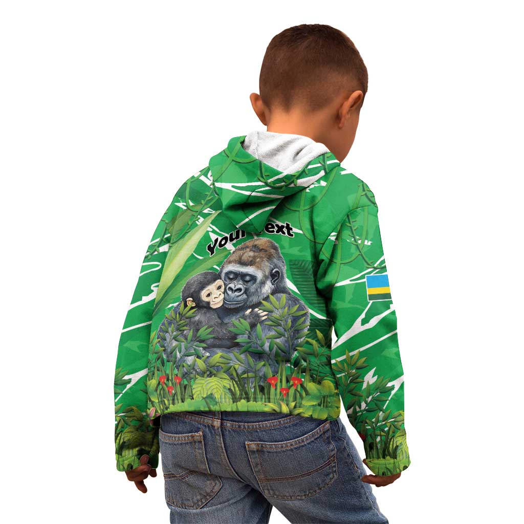 Personalized Rwanda Kwita Izina Kid Hoodie Name a Gorilla - Save a Species - Wonder Print Shop