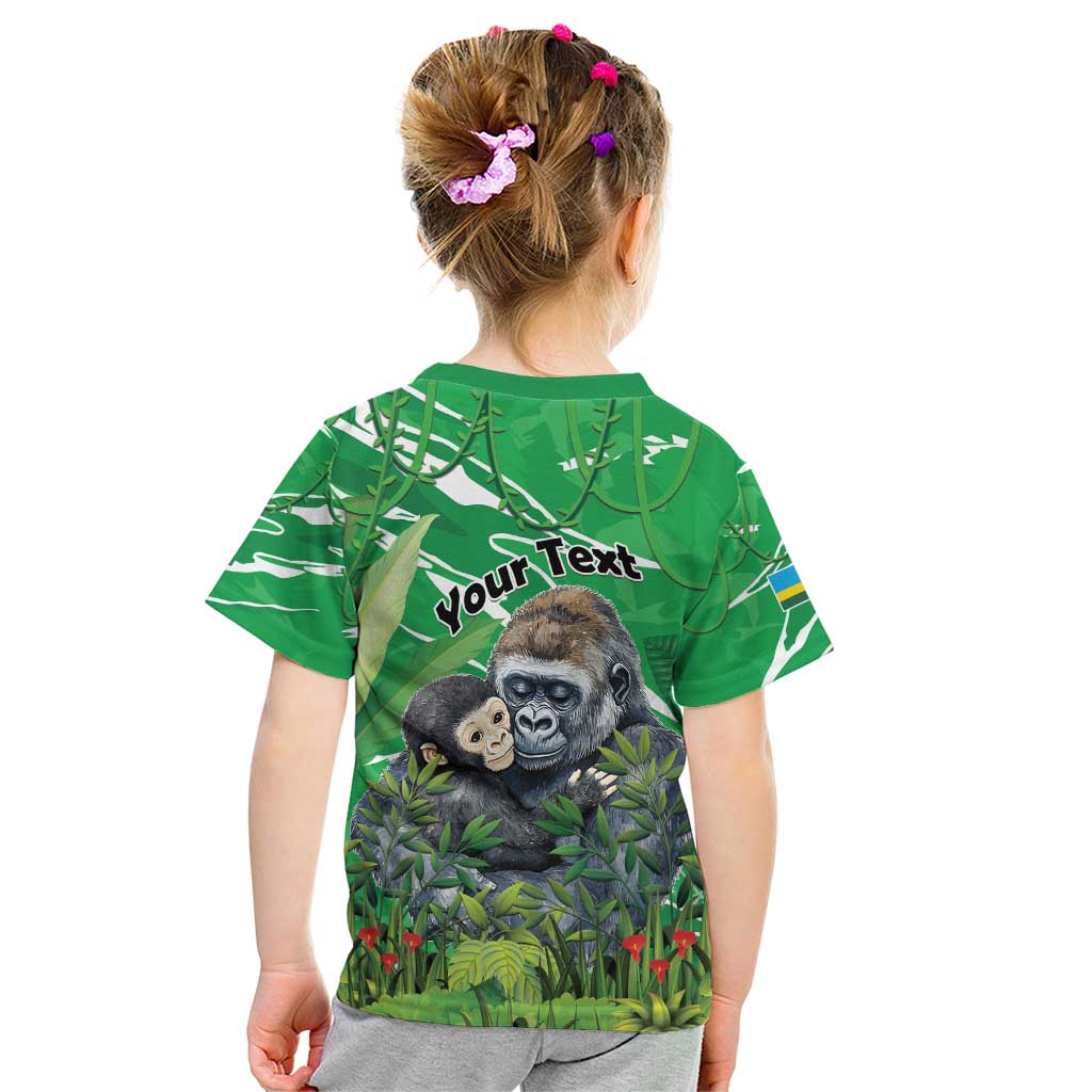 Personalized Rwanda Kwita Izina Kid T Shirt Name a Gorilla - Save a Species - Wonder Print Shop