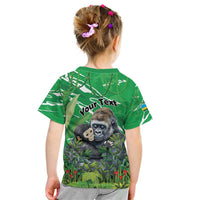 Personalized Rwanda Kwita Izina Kid T Shirt Name a Gorilla - Save a Species - Wonder Print Shop