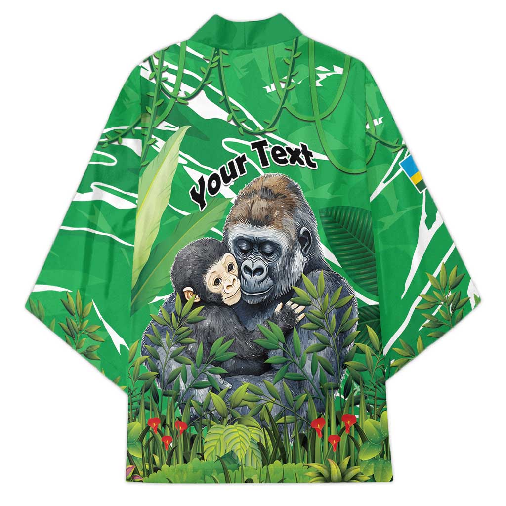 Personalized Rwanda Kwita Izina Kimono Name a Gorilla - Save a Species - Wonder Print Shop