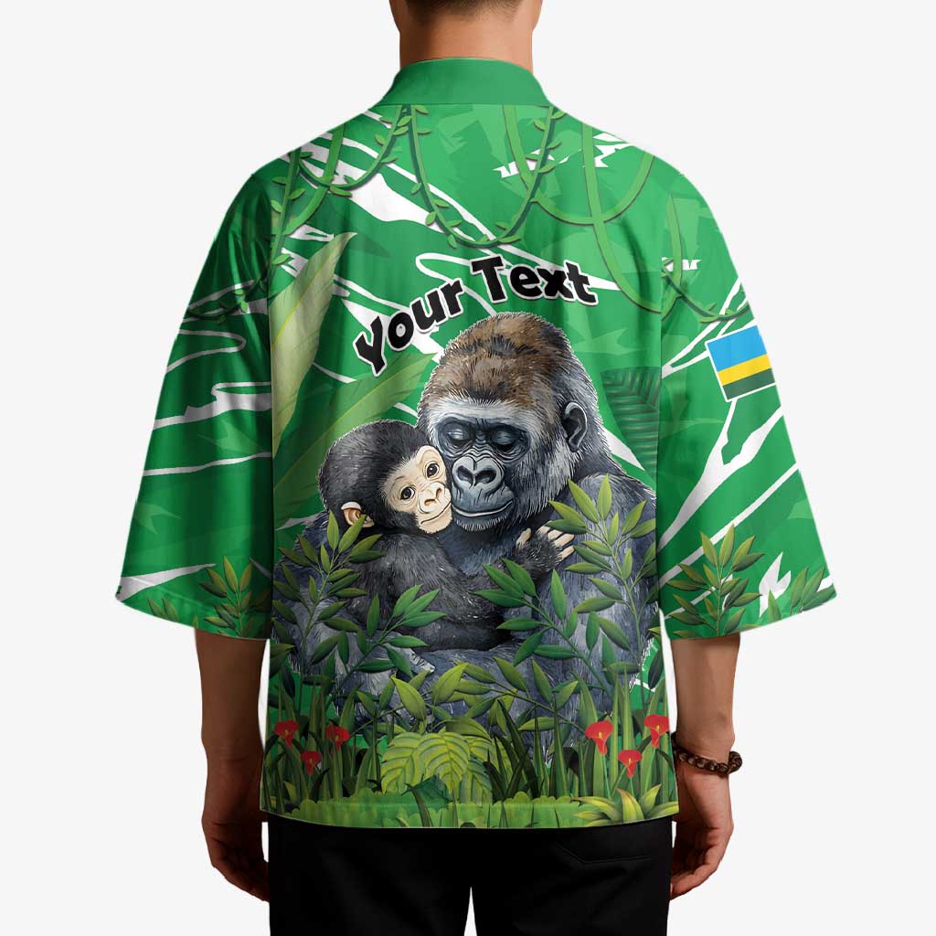 Personalized Rwanda Kwita Izina Kimono Name a Gorilla - Save a Species - Wonder Print Shop