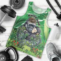 Personalized Rwanda Kwita Izina Men Tank Top Name a Gorilla - Save a Species - Wonder Print Shop
