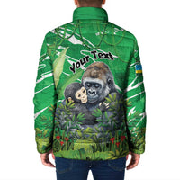 Personalized Rwanda Kwita Izina Padded Jacket Name a Gorilla - Save a Species - Wonder Print Shop
