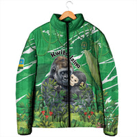 Personalized Rwanda Kwita Izina Padded Jacket Name a Gorilla - Save a Species - Wonder Print Shop