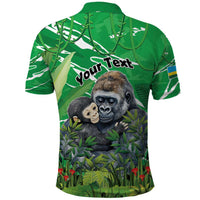 Personalized Rwanda Kwita Izina Polo Shirt Name a Gorilla - Save a Species - Wonder Print Shop