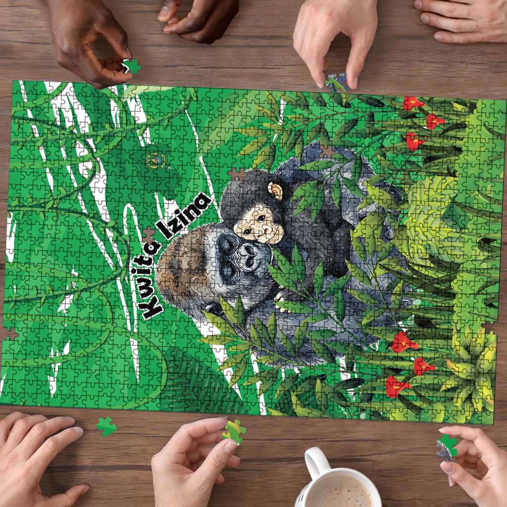 Rwanda Kwita Izina Puzzle Name a Gorilla - Save a Species - Wonder Print Shop
