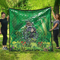 Rwanda Kwita Izina Quilt Name a Gorilla - Save a Species - Wonder Print Shop
