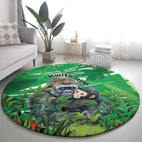 Rwanda Kwita Izina Round Carpet Name a Gorilla - Save a Species - Wonder Print Shop