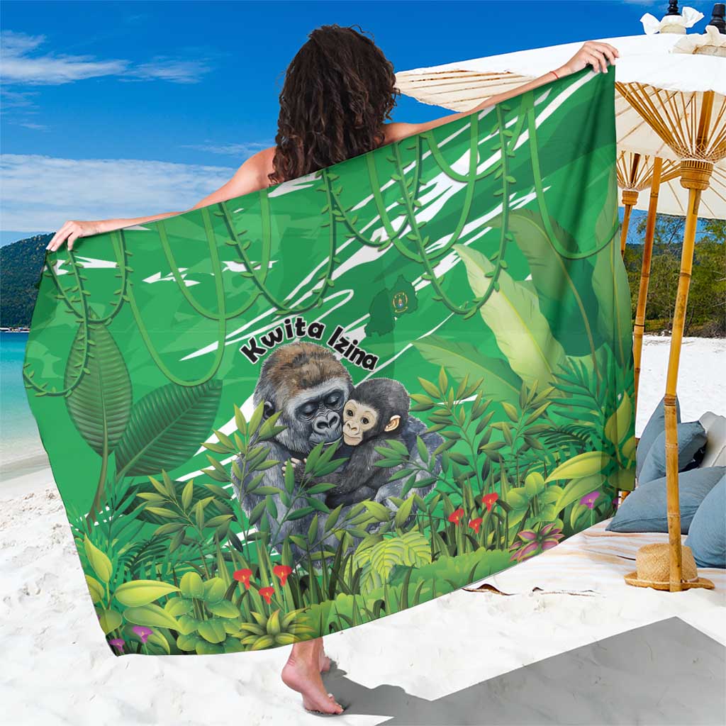 Rwanda Kwita Izina Sarong Name a Gorilla - Save a Species - Wonder Print Shop