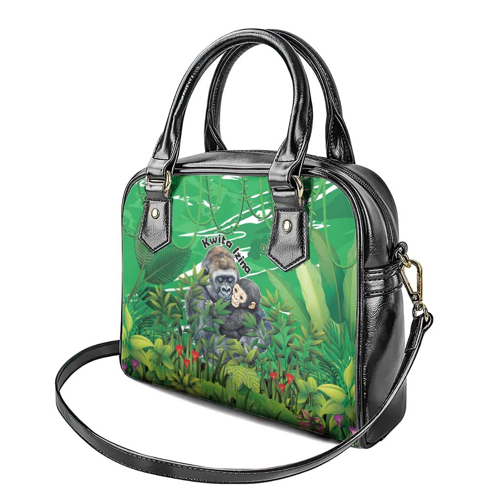 Rwanda Kwita Izina Shoulder Handbag Name a Gorilla - Save a Species - Wonder Print Shop