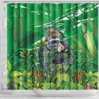 Rwanda Kwita Izina Shower Curtain Name a Gorilla - Save a Species - Wonder Print Shop