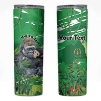 Personalized Rwanda Kwita Izina Skinny Tumbler Name a Gorilla - Save a Species - Wonder Print Shop