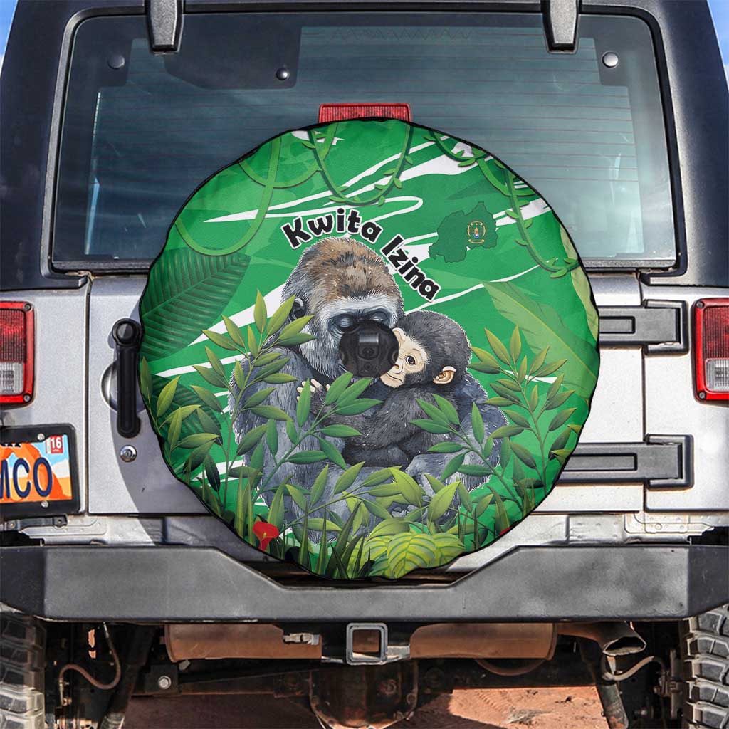 Rwanda Kwita Izina Spare Tire Cover Name a Gorilla - Save a Species - Wonder Print Shop