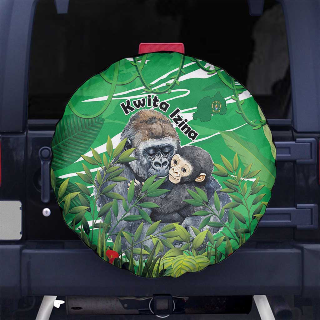 Rwanda Kwita Izina Spare Tire Cover Name a Gorilla - Save a Species - Wonder Print Shop