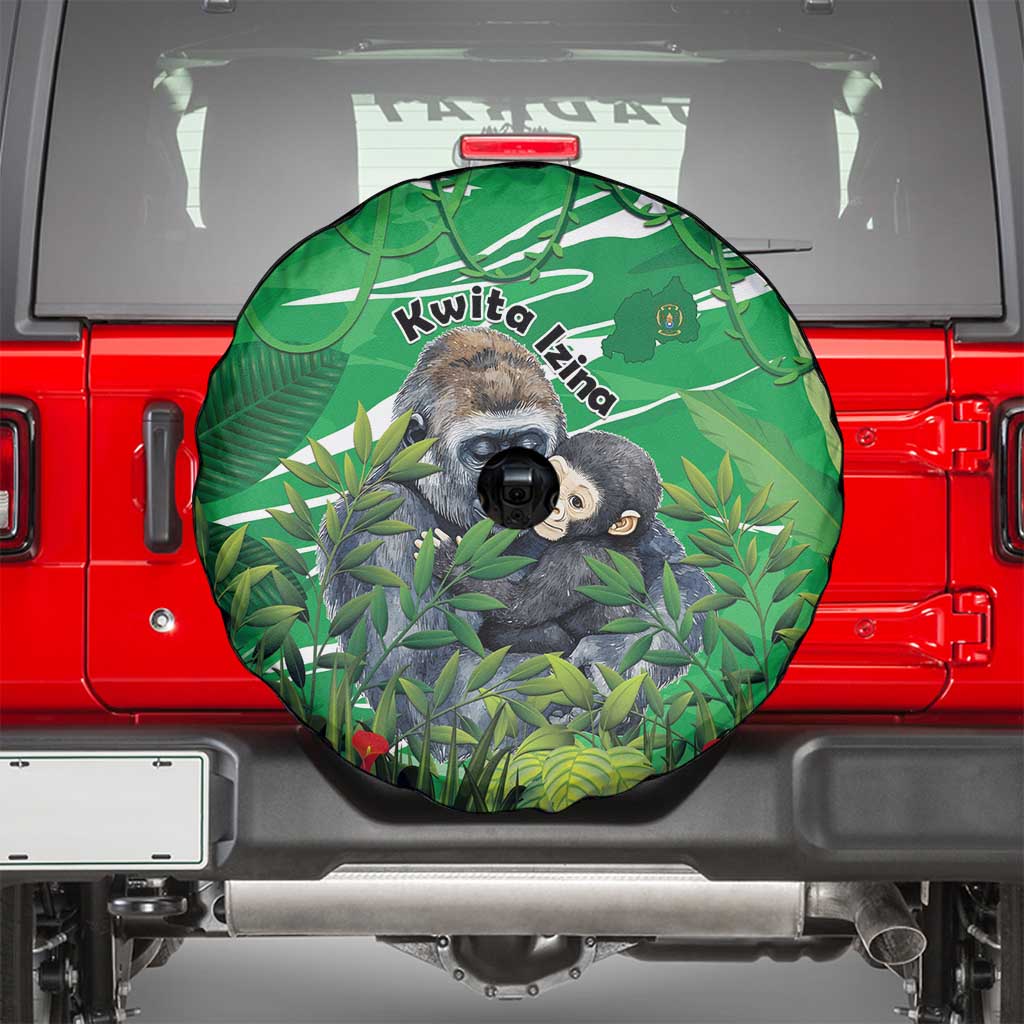 Rwanda Kwita Izina Spare Tire Cover Name a Gorilla - Save a Species - Wonder Print Shop