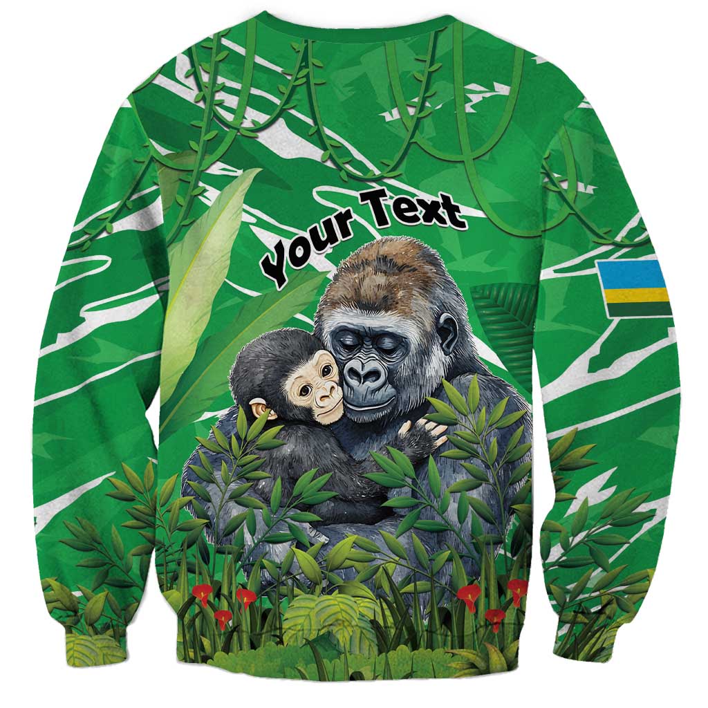 Personalized Rwanda Kwita Izina Sweatshirt Name a Gorilla - Save a Species - Wonder Print Shop