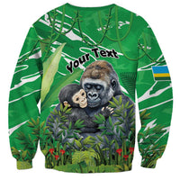 Personalized Rwanda Kwita Izina Sweatshirt Name a Gorilla - Save a Species - Wonder Print Shop
