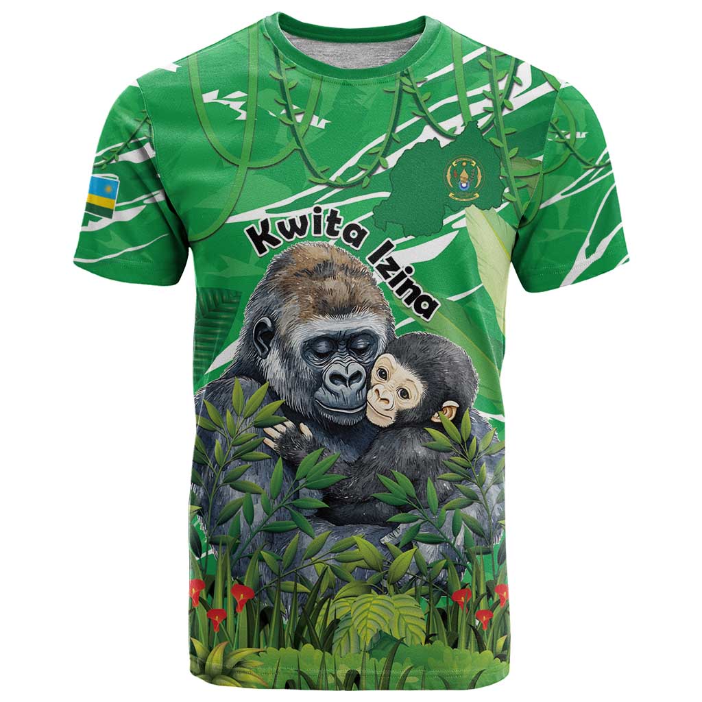 Personalized Rwanda Kwita Izina T Shirt Name a Gorilla - Save a Species - Wonder Print Shop