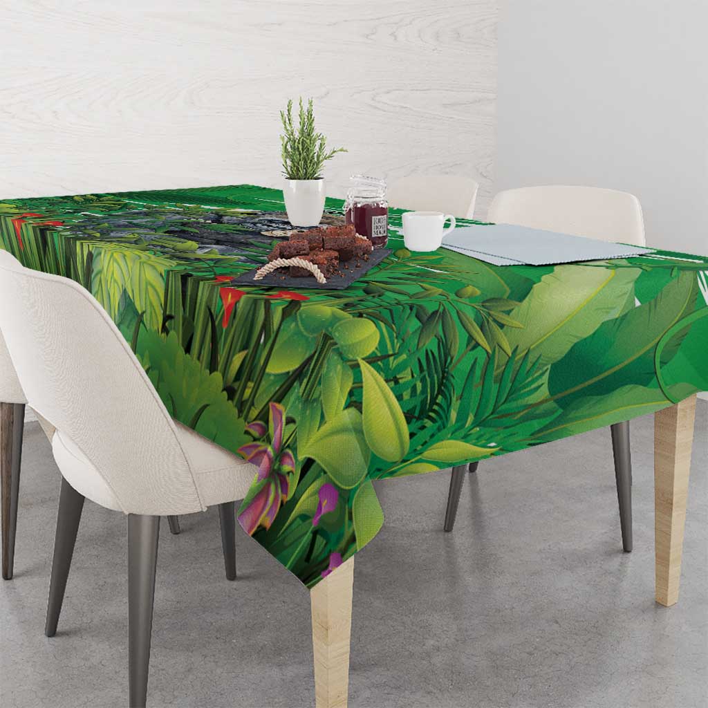 Rwanda Kwita Izina Tablecloth Name a Gorilla - Save a Species - Wonder Print Shop