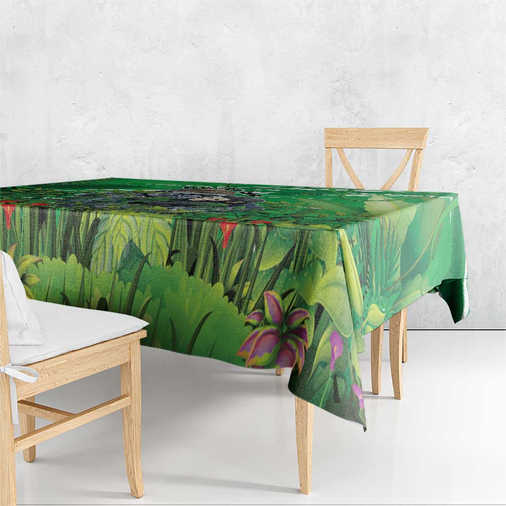 Rwanda Kwita Izina Tablecloth Name a Gorilla - Save a Species - Wonder Print Shop