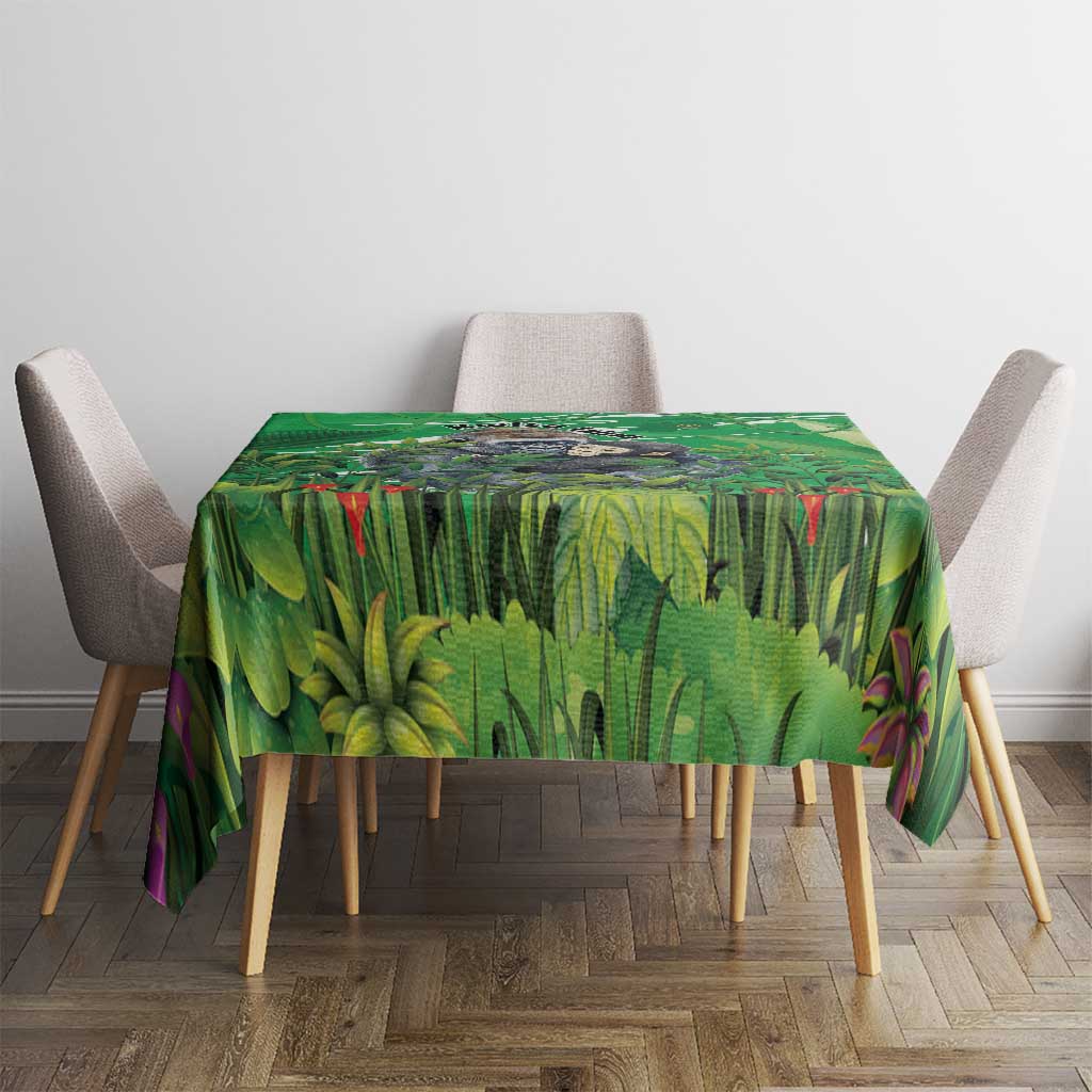Rwanda Kwita Izina Tablecloth Name a Gorilla - Save a Species - Wonder Print Shop